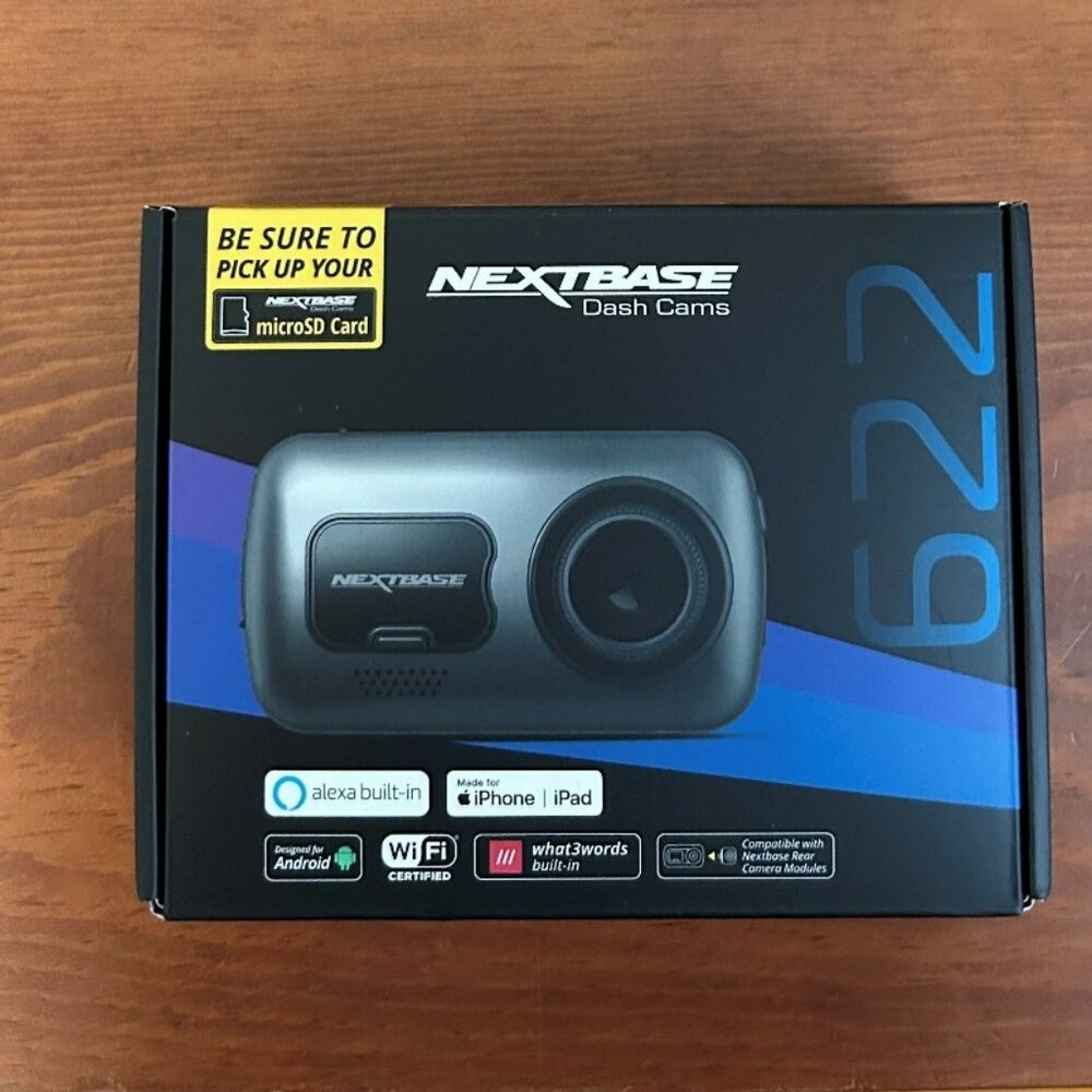 COPY - NWT! Nextbase 622GW Dash Cam Front and Rear Camera.